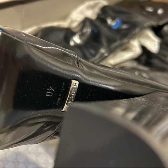 Gucci tall horsebit boots, size 40 (us 9.5). Originally $1600. - Picture 2 of 3